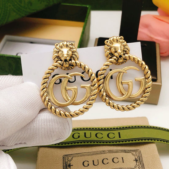 Gucci Vintage Round Stud Earrings