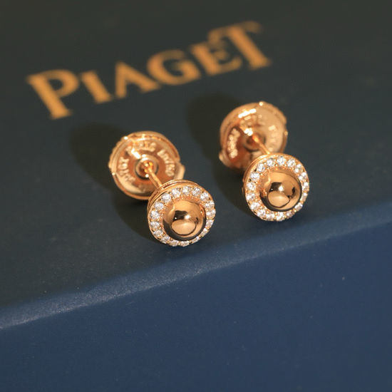 Piaget Sterling Silver Stud Earrings
