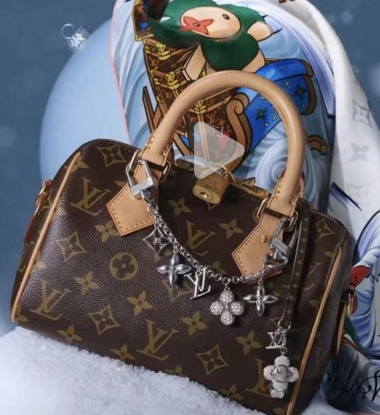 Louis Vuitton LV Sunflower Decor Metal Bag Chain