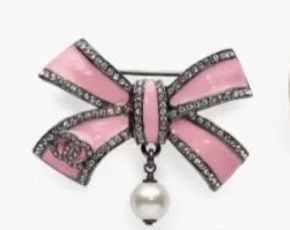 Chanel Chic Butterfly Bow Brooch with Enamel