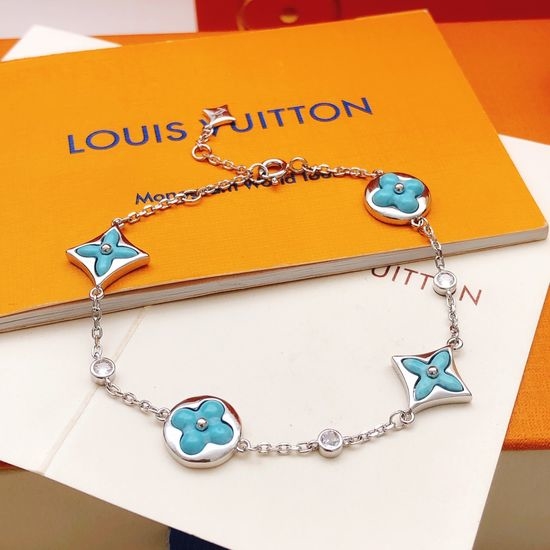 Louis Vuitton LV Classic Blue Cuff Bracelet