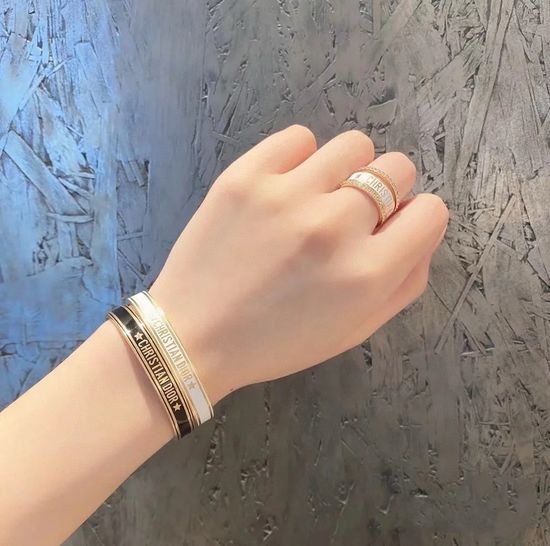 Christian Dior CD Classic Minimalist Bracelet Stackable Wearable