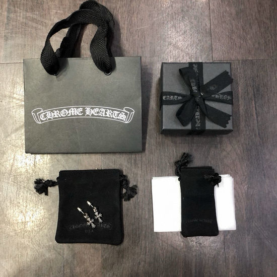 Chrome Hearts Vintage Cross Stud Earrings