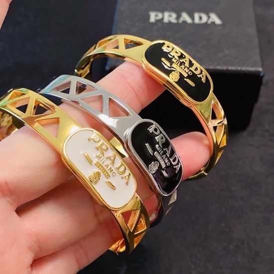 Prada Premium Black White Couple Bangle