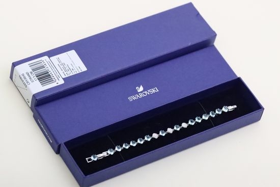Swarovski Blue Full Crystal Clasp Bracelet