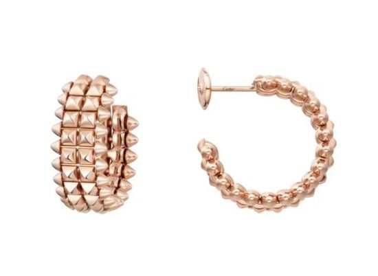 Cartier Movable Rivet Style Classic Stud Earrings