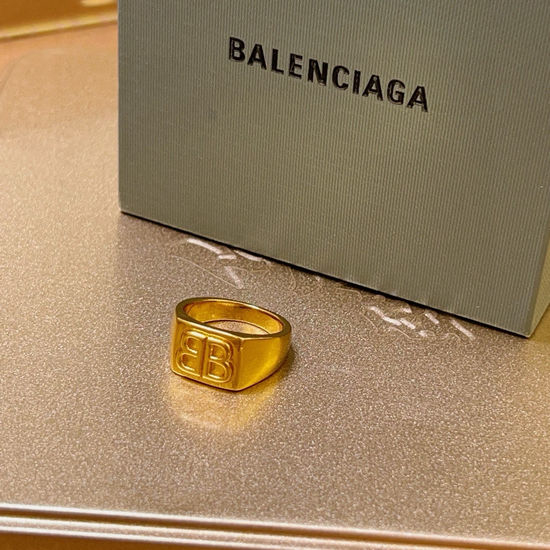 Balenciaga Unique Shiny Fashion Ring Jewelry