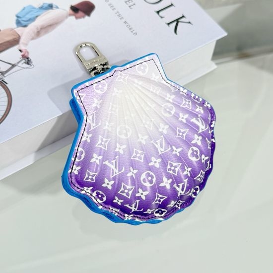 Louis Vuitton LV Pearl Shell Shaped Earphone Pouch Charm