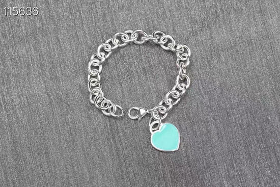 Tiffany & Co. Heart Shape Buckle Thick Bracelet