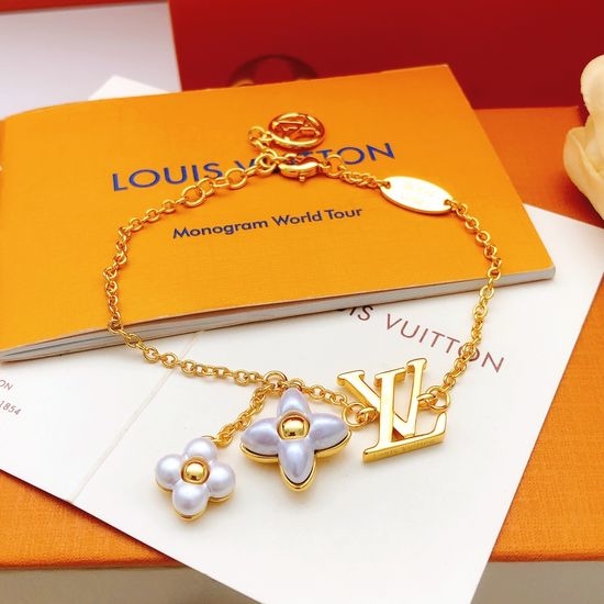 Louis Vuitton LV Flower Bracelet High Quality Brass