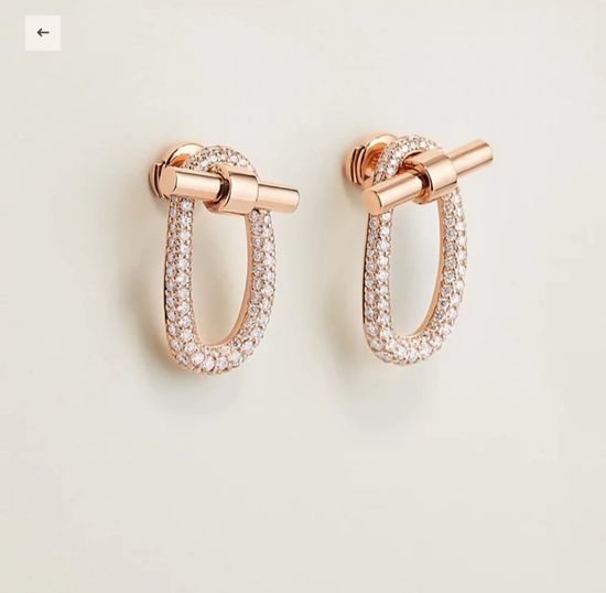 Hermes Pig Nose Stud Earrings Fashion Daily Jewelry
