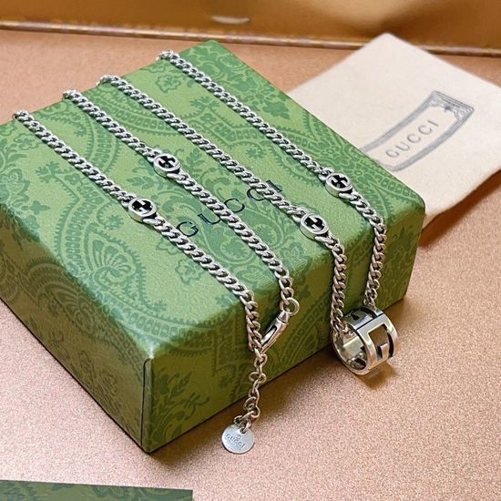 Gucci Classic Double Pendant Necklace