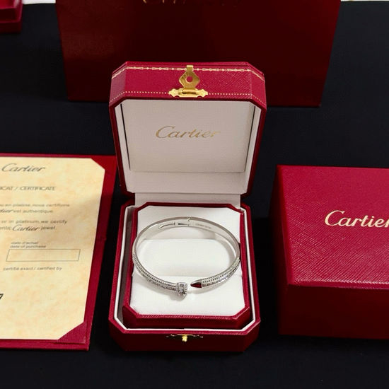 Cartier Diamond Inlaid Stylish Bracelet