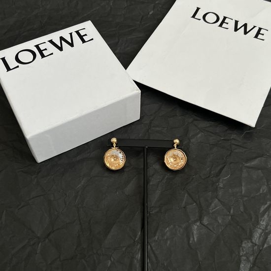 Loewe Exquisite Woven Pendant Stud Earrings