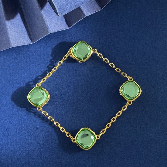Swarovski Two-tone Reversible Crystal Bracelet with Magnetic Clasp
