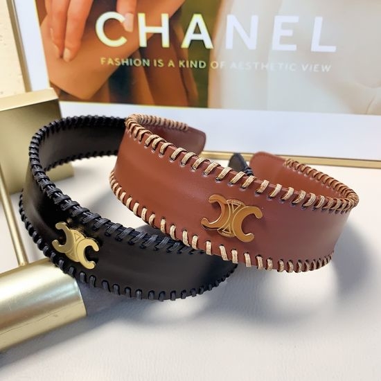 Celine Woven Logo Hair Hoop