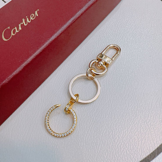 Cartier Vintage Keychain Bag Charm Unique Design Accessory