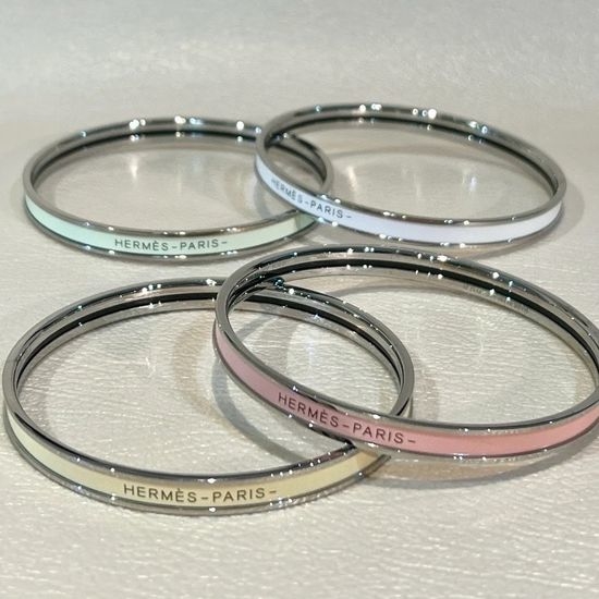 Hermes Enamel Slim Elegant Bangle