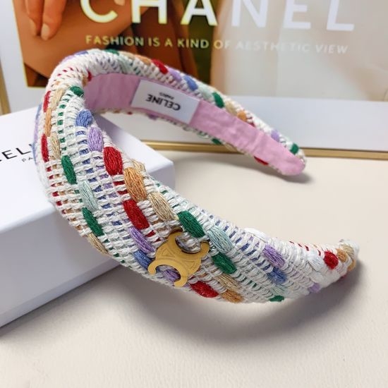 Celine Logo Wool Elegant Non-slip Headband