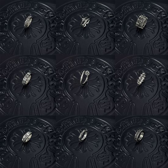 Chrome Hearts Cross Retro Couple Rings