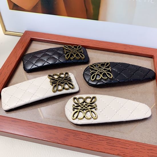 Loewe Quilted Side Hair Bobby Pins