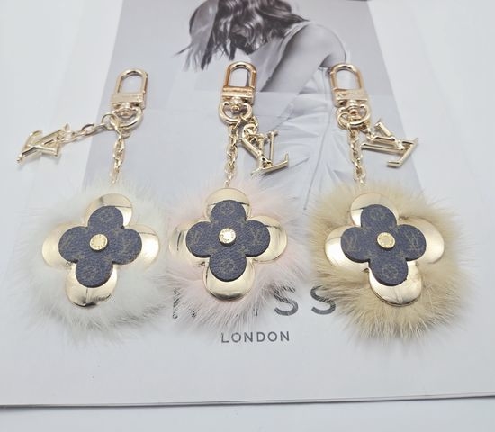 Louis Vuitton LV Soft Mink Fur Pom Bag Charm