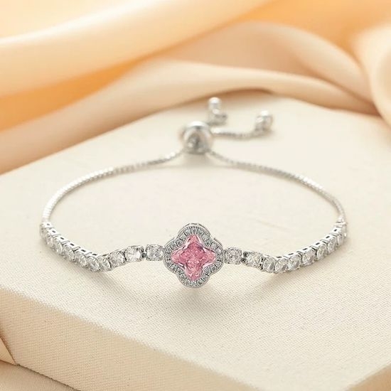 Van Cleef & Arpels VCA Adjustable Zircon Embellished Bracelet