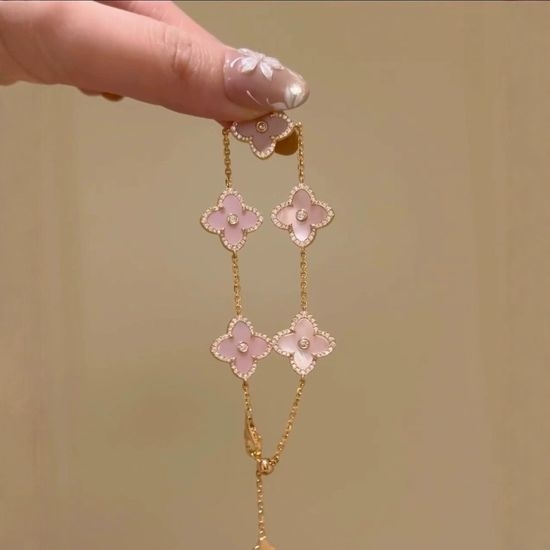 Van Cleef & Arpels VCA Natural Mother of Pearl Bracelet