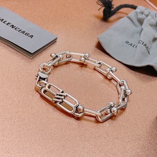 Balenciaga Classic Stylish Link Chain Bracelet