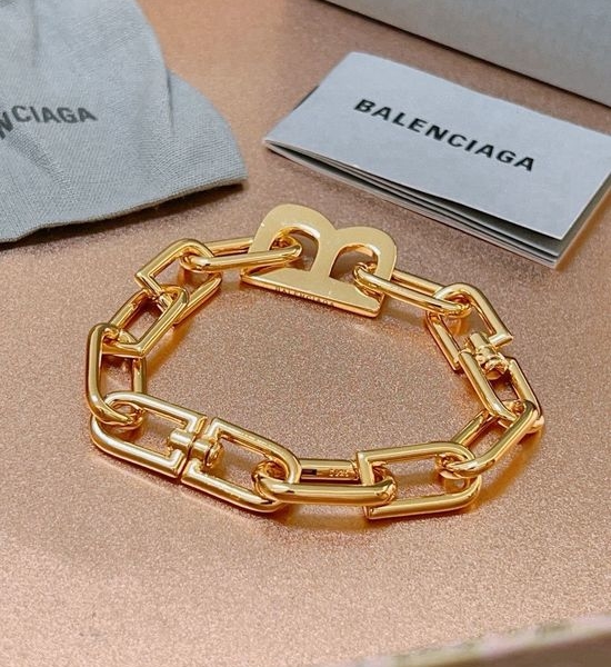 Balenciaga Sleek Modern Design Link Bracelet