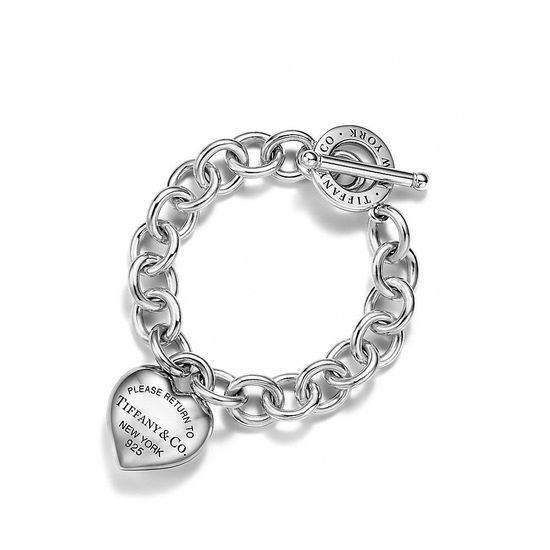 Tiffany & Co. Stereoscopic Love Shape Bracelet