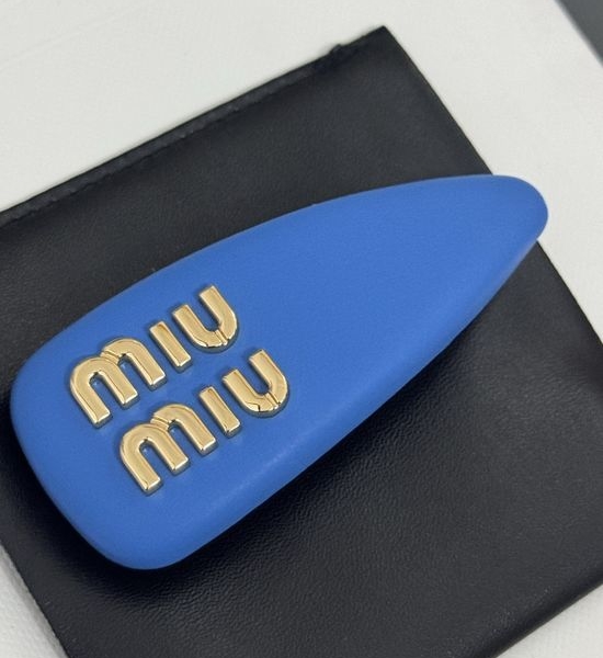 Miu Miu Blue Fashion Hair Clip