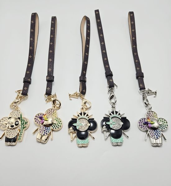 Louis Vuitton LV Sunflower Crystal Keychain Pendant