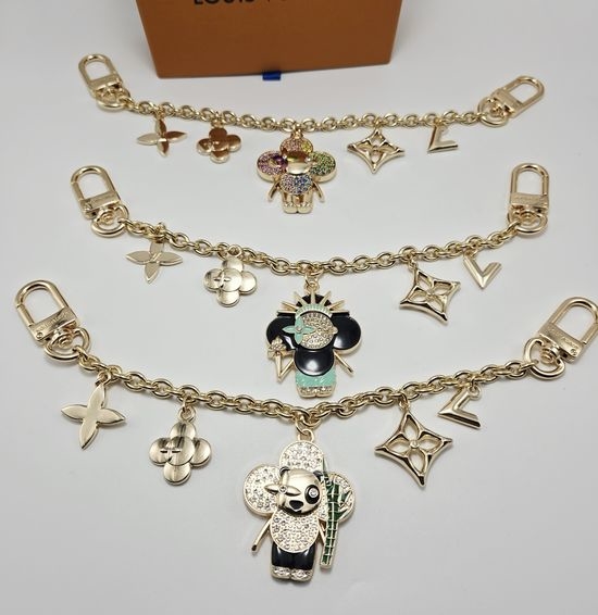 Louis Vuitton LV Flower Crystal Bag Chain Pendant