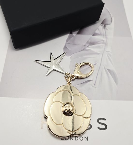 Chanel Flower Star Keychain Pendant