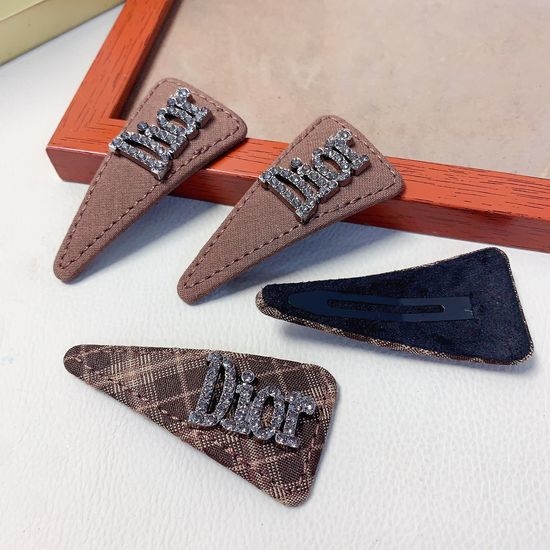 Christian Dior CD Triangular Side BB Hair Clips