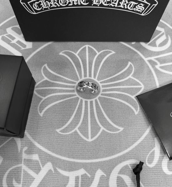 Chrome Hearts Classic Scroll Design Ring