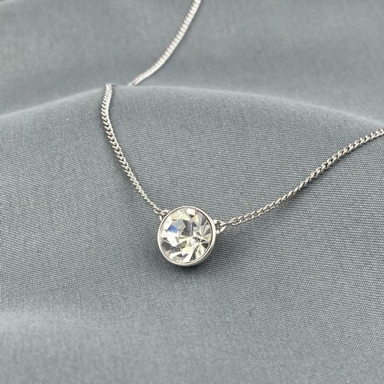 Givenchy White Gold Wish Ball Pendant Necklace
