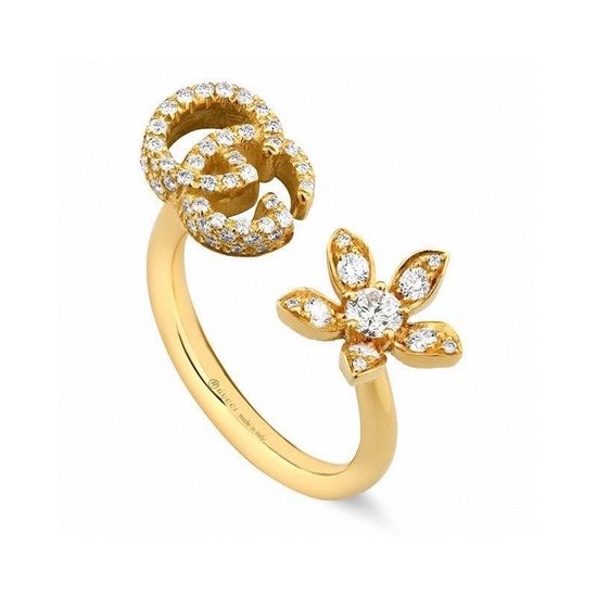 Gucci Polished Finish Simple Design Ring