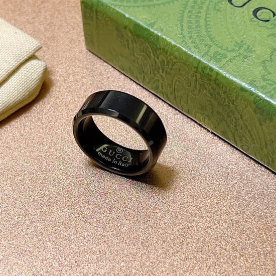 Gucci Vintage Matte Double Letter Design Ring