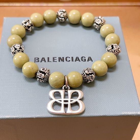 Balenciaga Natural Stone Decorative Bracelet