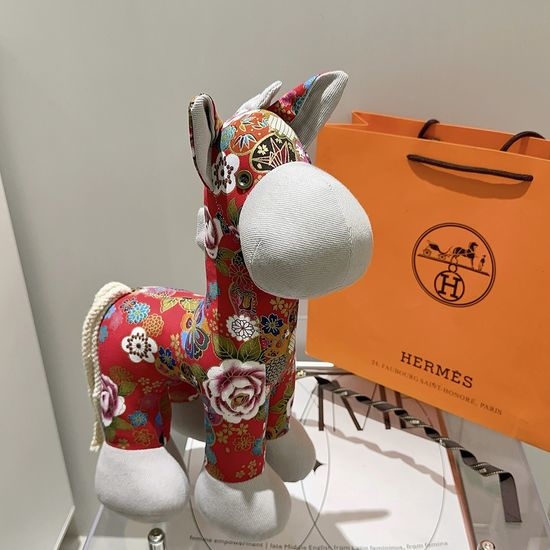 Hermes Handmade Horse Plush Doll Decoration