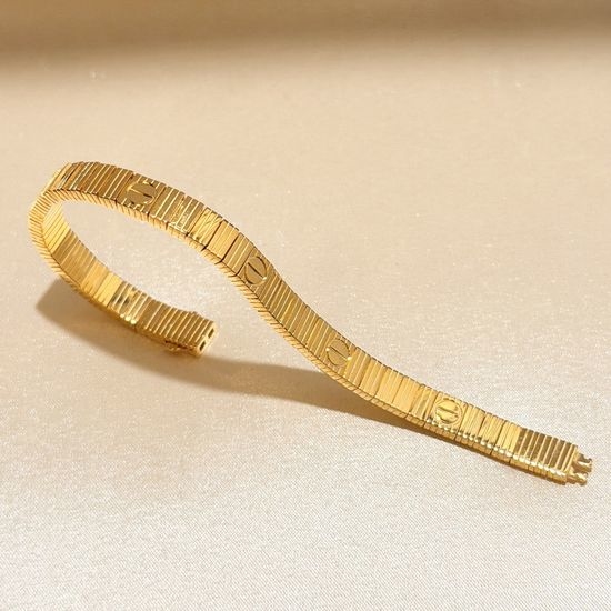 Cartier Screw Pattern Rope Weave Bracelet