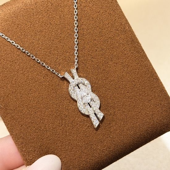 Fred Infinite Love Diamond Cross Necklace