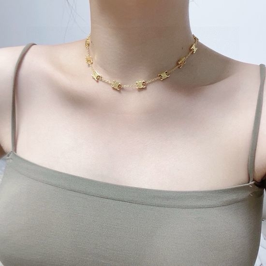 Celine Chic Celine Triumph Arch Necklace