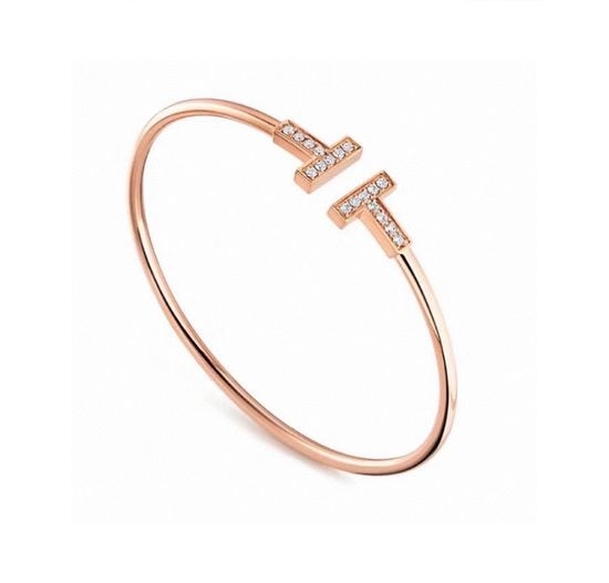 Tiffany & Co. Crystal Embellished Cuff Bangle