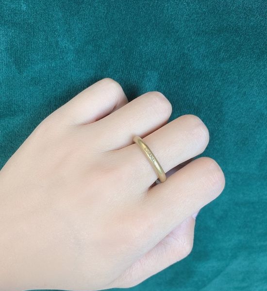 Chanel Classic Letter Decorated Elegant Ring