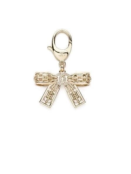 Chanel Bowknot Bag Charm Keychain