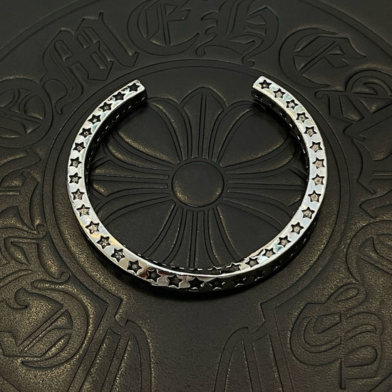 Chrome Hearts Classic Floral Open Bangle