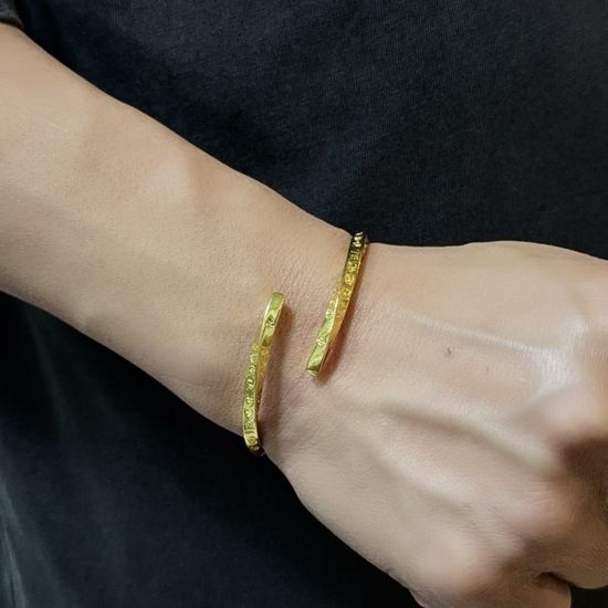 Chrome Hearts Vintage Open Cuff Bangle Bracelet